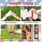 4th of July Decorations Outdoor, 31in Patriotic Decor Memorial Day Yard Sign with Metal Stakes, Front Door Decor Hanging Sign for Porch Walls Door Hanger Garden Patio Lawn Party Supplies Prop